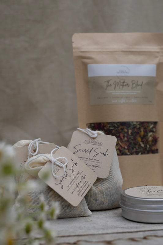 The Sacred Mother Bundle – Postpartum & Self-Care Bundle